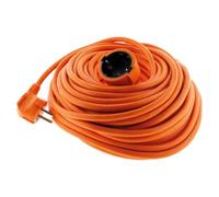 Zenitech - Rallonge électrique Schuko 2P+T 25m - Orange