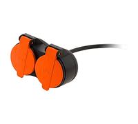 Multiprise ZENITECH bi-tete à clapet 10m H07RN-F IP44 3G1.5