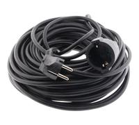 Rallonge Schuko H05VV-F 3G1,5mm² - 25m - Noir - Zenitech