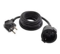 Rallonge Schuko HO5VV-F 3G1,5mm² 2m - Noir - Zenitech