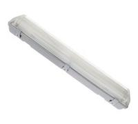 Zenitech - Réglette A2 étanche IP65 avec tube T8 65cm 2x18W Blanc G