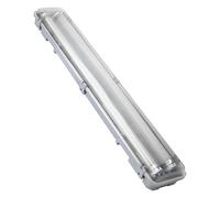 Zenitech - Réglette Étanche IP65 2x18W 2500lm - Tubes LED G13 Inclus - Polycarbonate Résistant - Installation Rapide, Longue Durée de Vie 30 000h - Usage Intérieur/Extérieur - Blanc