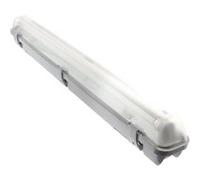 Zenitech - Réglette fluorescente étanche PC IP65 T8 A2 58W Blanc G