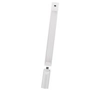 Zenitech - Réglette LED Rechargeable 2,1W avec Capteur de Détection - USB, 90lm - Installation Facile avec Support Mural et Aimants - Batterie Amovible - Blanc - 30cm