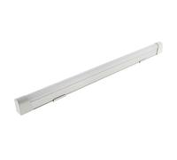 Zenitech - Réglette LED Standard 9W 850 Lumen - Tube LED Intégré - Design Sobre Idéal pour Cuisine ou Salle de Bains - Kit de Fixation Inclus - Blanc - 60 cm