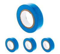 Zenitech - Rouleau adhésif 15mm x 10m - Bleu (Lot de 4)