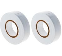 Zenitech Rouleau adhésif 19mm x 20m - Blanc (Lot de 2)