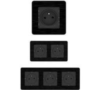 Set de 3 prises 2P+T simple, double et triple - Zenitech
