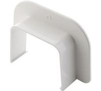 Sortie de mur pour goulotte clim - 80x60mm - Blanc RAL 9001 - Zenitech