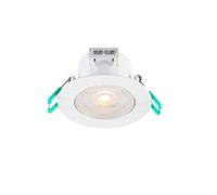 Zenitech Spot Led Encastrable - Spot Led - Spot Encastrable Led - Spot Led interieur encastrable - Led Spot - Led Encastrable Plafond - Start Spot 400 Lm IP44 3000 K Ø87 Angle 38°