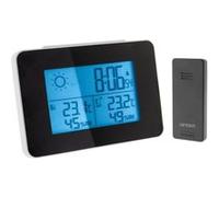 Zenitech Station météo N&B – Prévisions à 24h – Capteur sans fil – Noir
