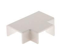 Zenitech - Té pour moulure - 20 x 10mm - Blanc