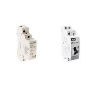 Zenitech - Télérupteur Modulaire 16A Rail DIN pour Commande d’Éclairage + Contacteur Jour Nuit NF 20A pour Gestion Automatique des Circuits et Chauffe-Eau