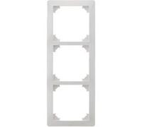 Zenitech - Triple plaque de finition - Blanc - Orys blanc