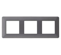 Triple plaque de finition Titanium Artezo - Zenitech