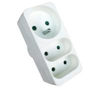 Zenitech Triplite – 2 prises Euro + 1 prise Terre