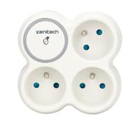 Zenitech - Triplite parafoudre 2P+T Blanc - Bolea