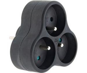 Zenitech - Triplite recy co-conçue Natura - 3x16A - Noir Noir G