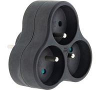 Zenitech - Triplite recyclée bioplastique - 3x16A - Noir Noir G