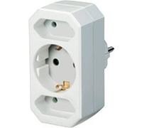 Zenitech - Triplite Schuko 2x2,5A + 1x16A - Blanc