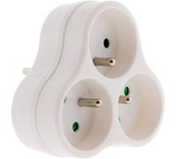 Zenitech Triplite triangulaire blanche 3 x 16 A