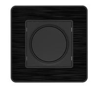 Zenitech Variateur Rotatif Complet Compatible LED 16A - métal Noir brossé - Kouro