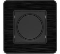 Zenitech Variateur Rotatif Complet Compatible LED 16A - métal Noir brossé - Kouro