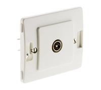 Zenitech Venus 130320 Prise TV, Blanc, Taille Unique