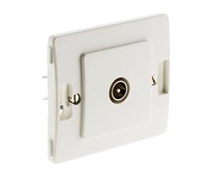 Zenitech Venus 130320 Prise TV, Blanc, Taille Unique