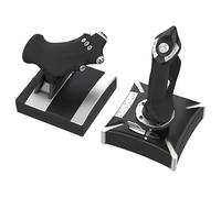 Zenith Bloom Contrôleur de Simulateur de Vol Professionnel - Multi-Plateforme (PC/Xbox One/PS4) 16 Boutons Programmables, Vibration & 3 Modes, Manche à Vol avec Régulateur