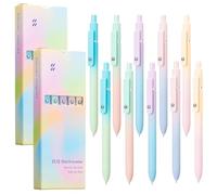 Zenith Gel Pens, Zennyth Zs12 Startraveler Aurora Accent Gel Ink Pen, Zenith Zs12 Startraveler Gel Ink Pen, 0.7mm Fine Point Retractable, Fine Point, Dry Quickly (C Multicolor,2 Box)