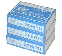 ZENITH Lot de 3 Boîtes de 1000 Agrafes 130/E 6/4mm en acier