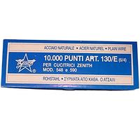 Zenith Lot de 5 agrafes universelles Zenith - Agrafes 130/E (6/4) - 130/E (50000) - Code 130/E