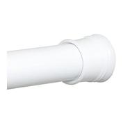 Zenith Tension Barre de Douche, Blanc, 43-72 inches