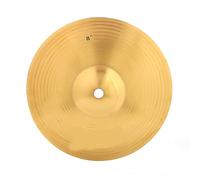 ZenithAur 8 pouces Practice Cymbal, une cymbale crash en laiton réactive de 8 pouces conçue pour le kit de batterie Crash Cymbal standard, sert également d'accent splash