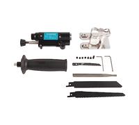 ZenithAur Adaptateur perceuse électrique vers scie avec course alternative de 15 mm et capacité de serrage de 6 mm, un convertisseur de scie alternative 3 en 1 pour bois/tuyaux en