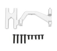 Zenithaur Aluminium Direering Servo Mount pour un contrôle amélioré des véhicules, un composant clé des pièces de direction de voiture RC pour la mise à niveau de Losi Baja Rey (Argent)