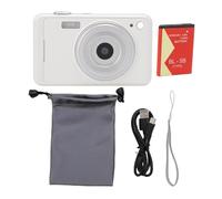 ZenithAur Appareil Photo numérique 4K 64MP avec Technologie de Mise au Point Automatique AF Zoom numérique 16x et écran 2,8 Pouces Prend en Charge Les objectifs Amovibles pour la (White)