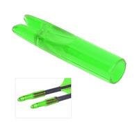 ZenithAur Archery Nocks 6 mm pour la flèche en Plastique Nocks Nocks de Chasse Durable Nocks 50 PCS Pratique de tir à l'arc avec Un Ajustement Rouge Bleu Rouge (Vert)