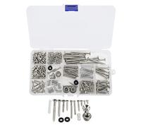 ZenithAur Assortiment de vis pour guitare avec plusieurs tailles, un jeu de ressorts à vis en métal pour configurations de guitare électrique, pièces de rechange avec sangle de (Silver)