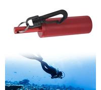 ZenithAur Bâton de hochet de plongée avec Clip de Fixation pour Photographie sous-Marine, Partenaires de plongée, générateur de Bruit en Alliage d'aluminium pour la plongée (Rouge)