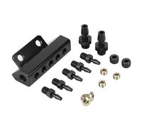 ZenithAur Bloc sous vide pour voiture à 5 ports, collecteur d'admission, soupape de décharge de gaz de carburant, Turbo Boost