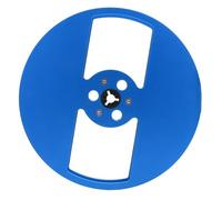 ZenithAur Bobine réceptrice en alliage d'aluminium avec bride à 2 trous pour une qualité sonore améliorée et vis amovible de 7 pouces pour l'enregistrement sur bande sonore à (Bleue)