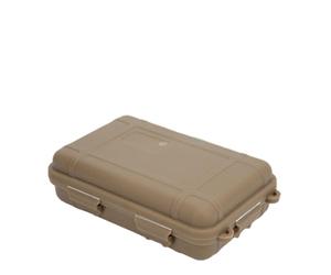 ZenithAur Boîte de Rangement extérieure avec Doublure en PE Absorbant Les Chocs pour Les Excursions sur Le Terrain et la randonnée, sécurise Les Objets de Valeur et l'équipement, (Brun)