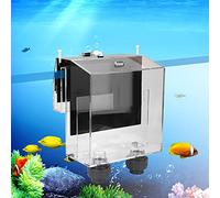 ZenithAur Boîte de trop-plein à suspendre avec siphon à démarrage automatique pour filtration d'aquarium, aucun perçage nécessaire, construction en acrylique transparent avec