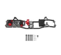 ZenithAur Cadre de châssis à empattement 313 mm pour Le châssis Crawler SCX10 RC Cadre du Robot RC avec Conception de boîte de Vitesses préfixale en Aluminium