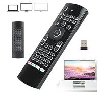ZenithAur Clavier de capteur Infrarouge pour la télévision, Mini cavide sans Fil de rétroéclair avec télécommande 2.4 g pour Les projecteurs, Android TV Box, Home Theatre
