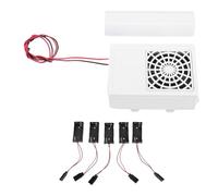 ZenithAur Climatiseur de simulation de voiture RC avec 5 boîtiers de batterie pour sélections à l'échelle 1/10/1/14, un modèle réaliste de climatiseur de voiture RC pour la