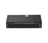 ZenithAur Commutateur AV 10x2 bidirectionnel avec réponse en fréquence 10 Hz-50 kHz, sélecteur Audio à Commande mécanique Manuelle pour stéréo, TV et Console de Jeu
