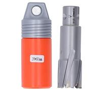 ZenithAur Coupe-trou pour plaque d'acier avec coupe profonde de 2 pouces et dents en carbure cémenté, un foret creux pour perceuse magnétique sur métaux ferreux/non ferreux (28mm)